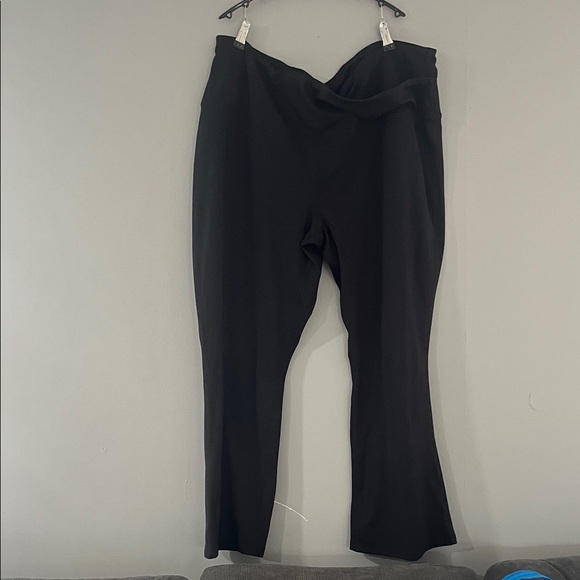 Mondetta Classic Black Straight Leg Athletic Pants Size 3X - Picture 1 of 5
